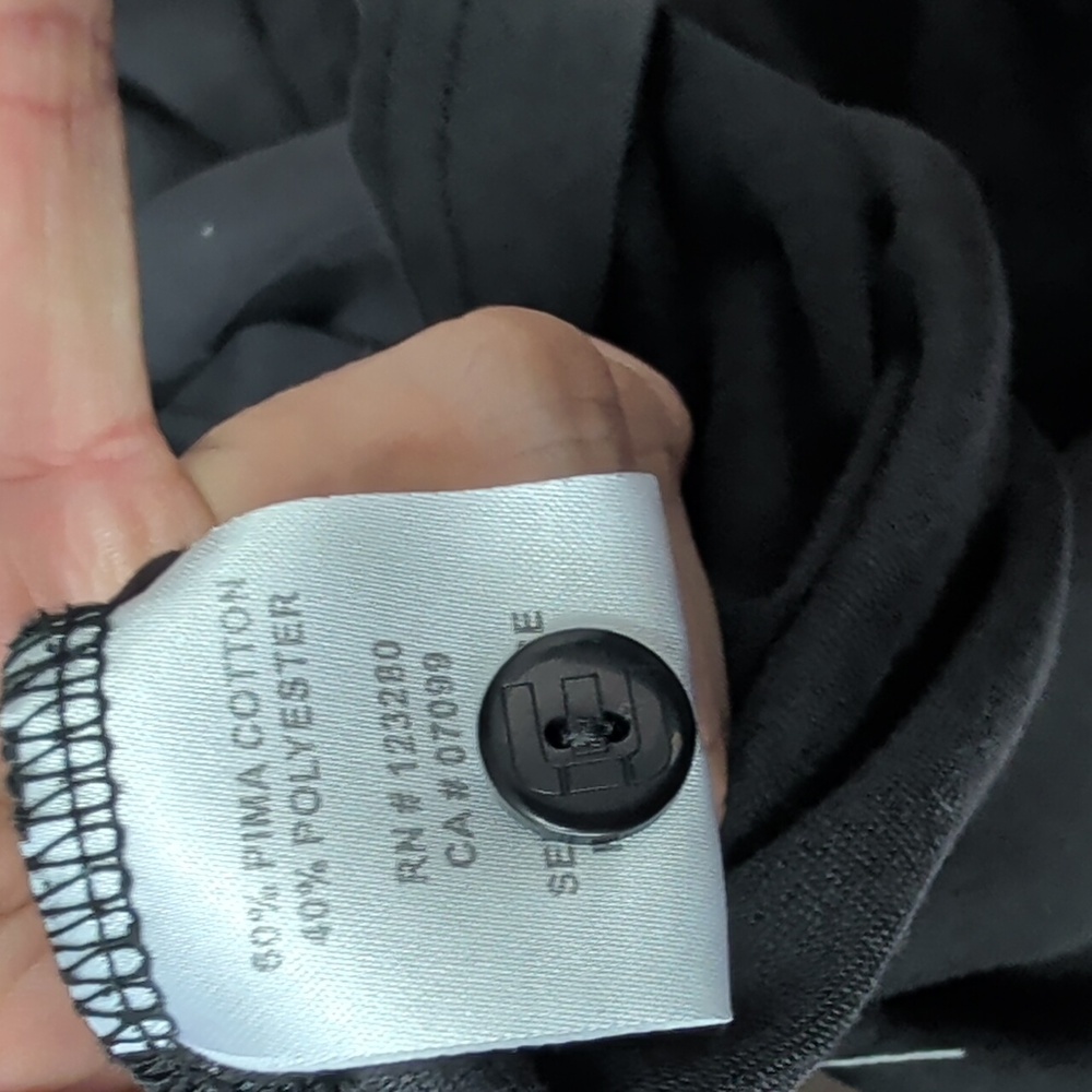Travis Mathew Black Polo with Gray Accents - Picture 6 of 6